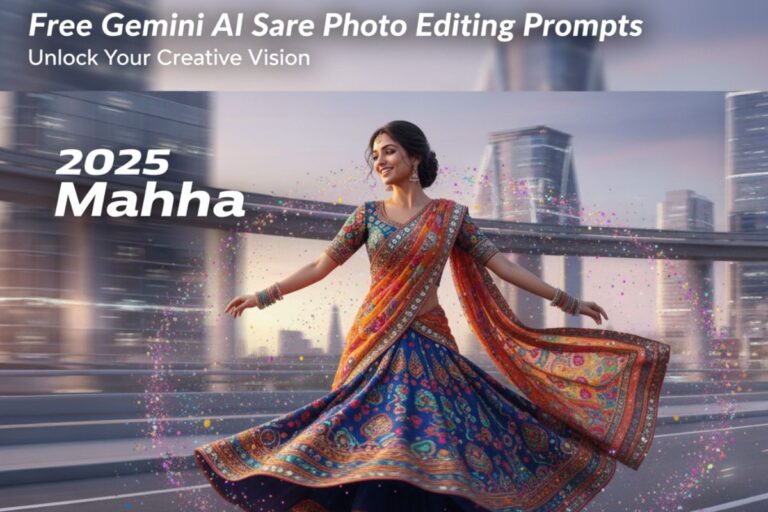 Free Gemini AI Saree Photo Editing Prompts