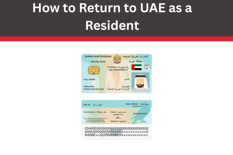 How to Return to UAE as a Resident