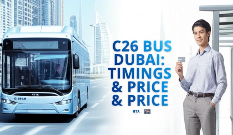 C26 Bus Route Dubai: Schedule, Timings, and Ticket Price Guide 2025