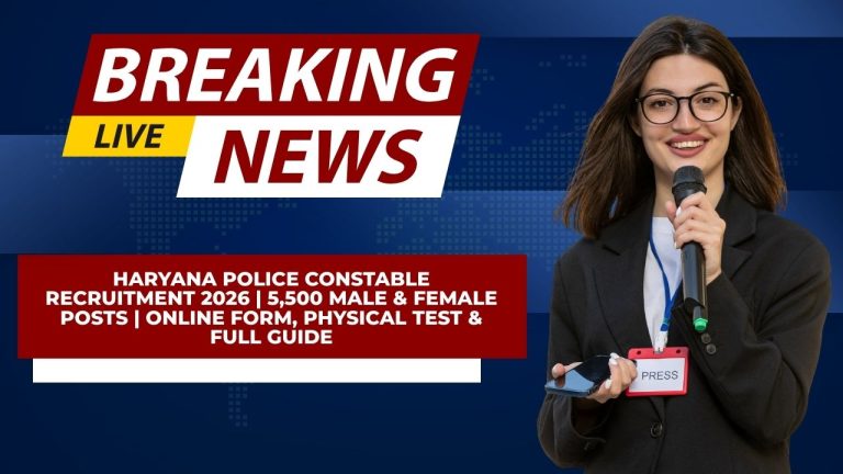 Haryana Police Constable Recruitment 2026